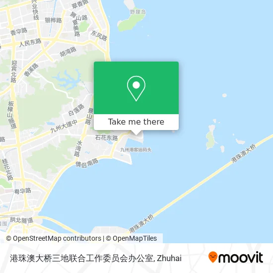 港珠澳大桥三地联合工作委员会办公室 map