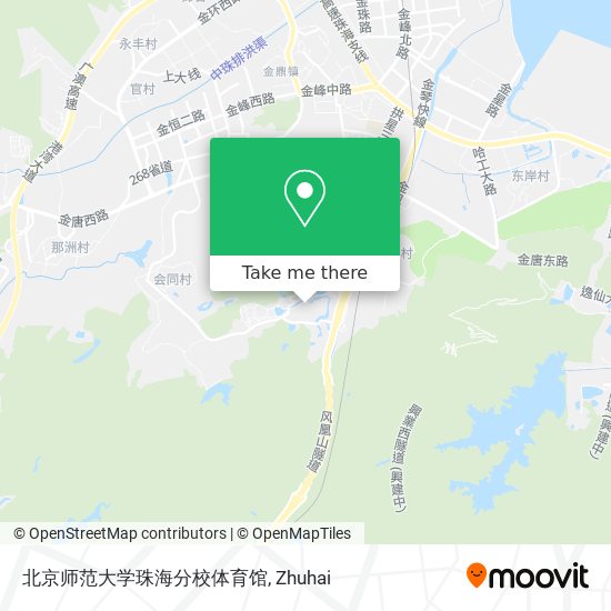 北京师范大学珠海分校体育馆 map