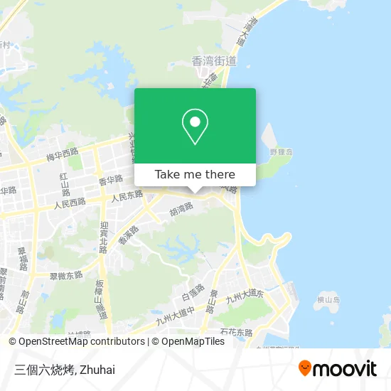 三個六烧烤 map