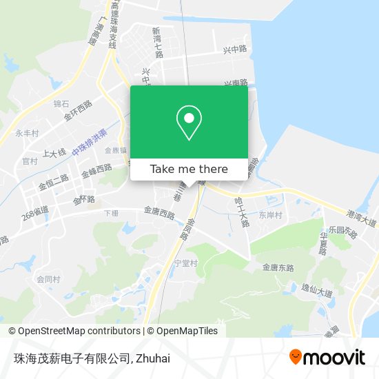 珠海茂薪电子有限公司 map