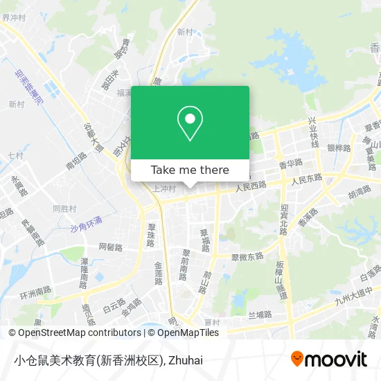 小仓鼠美术教育(新香洲校区) map