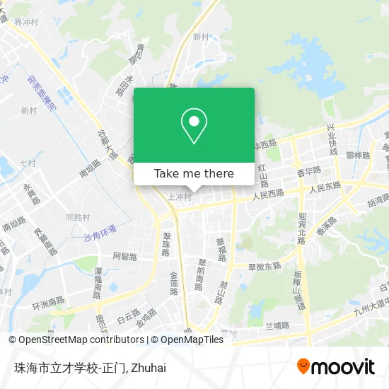 珠海市立才学校-正门 map
