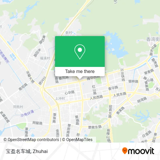宝盈名车城 map