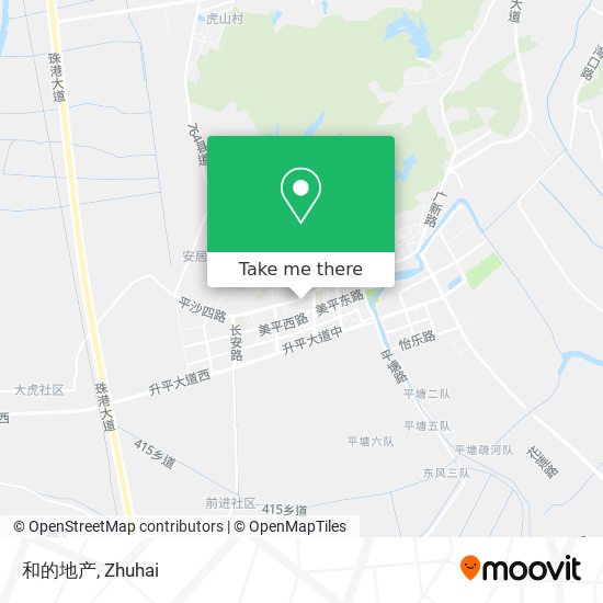 和的地产 map