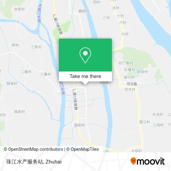 珠江水产服务站 map