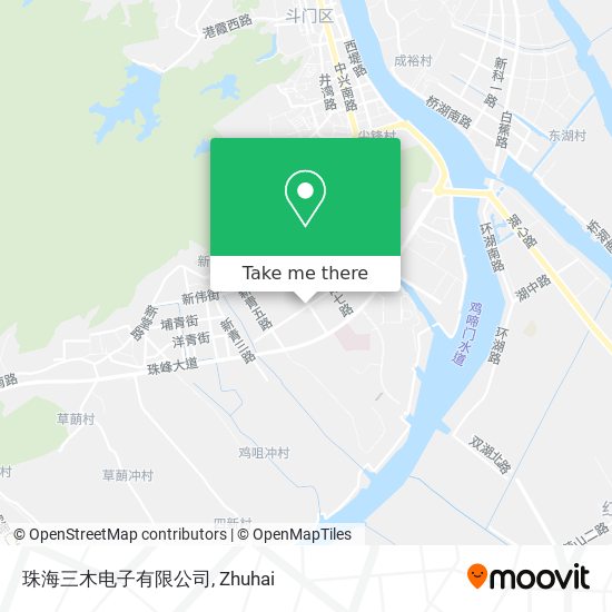 珠海三木电子有限公司 map