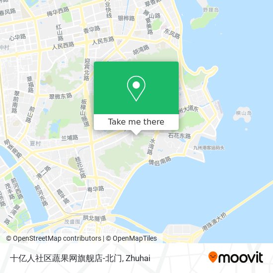 十亿人社区蔬果网旗舰店-北门 map