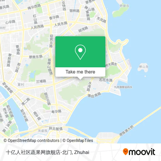十亿人社区蔬果网旗舰店-北门 map
