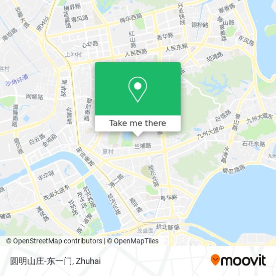 圆明山庄-东一门 map