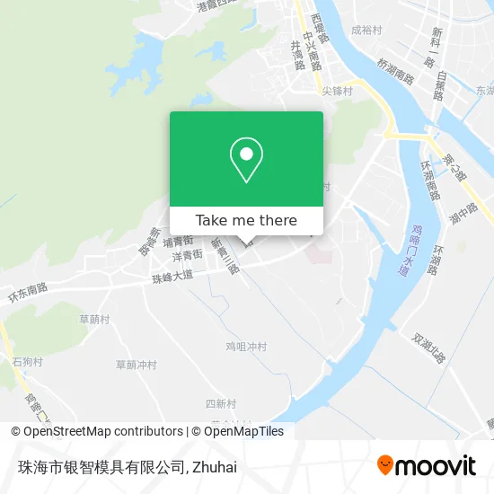 珠海市银智模具有限公司 map