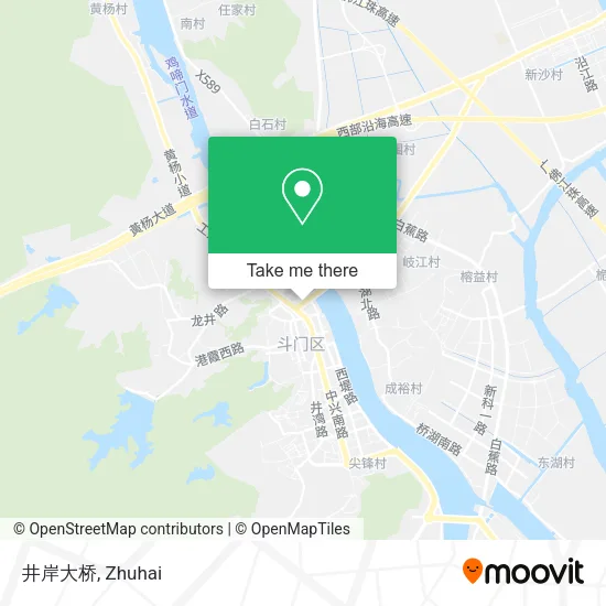 井岸大桥 map