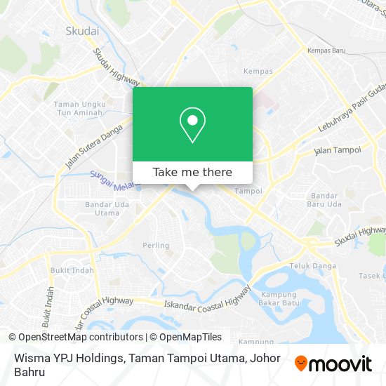 Wisma YPJ Holdings, Taman Tampoi Utama map