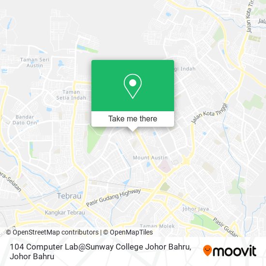 104 Computer Lab@Sunway College Johor Bahru map