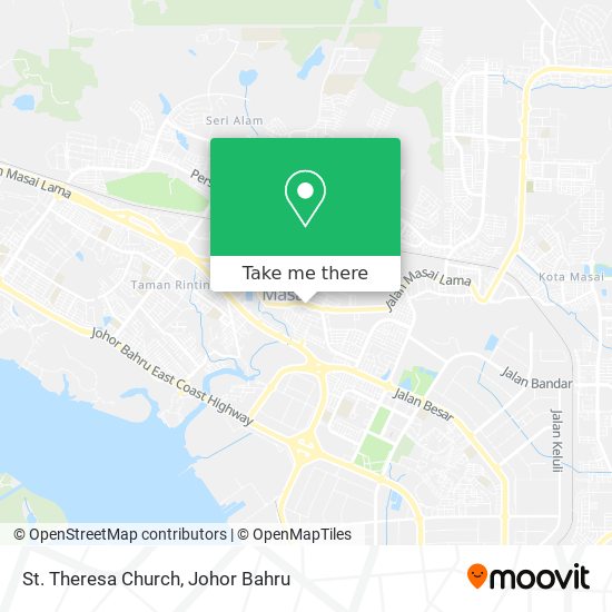 St. Theresa Church map