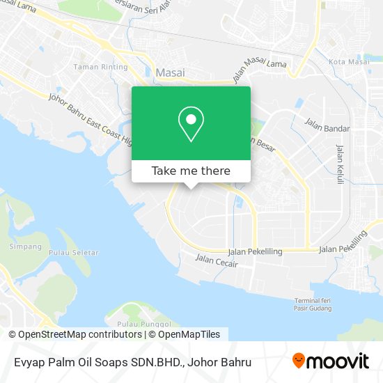 Evyap Palm Oil Soaps SDN.BHD. map