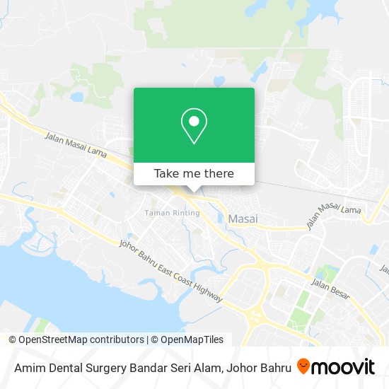 Amim Dental Surgery Bandar Seri Alam map