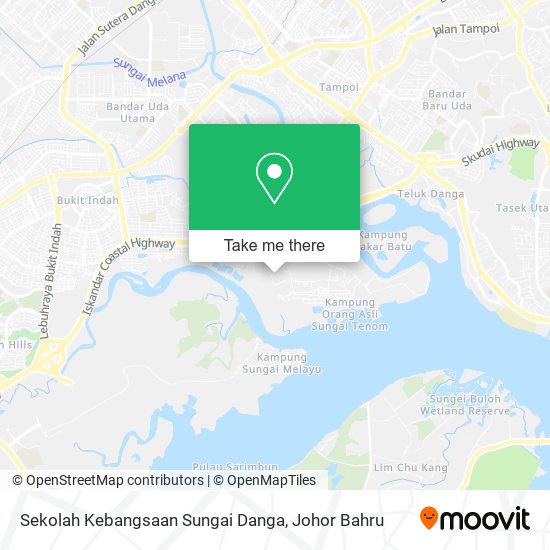 Sekolah Kebangsaan Sungai Danga map