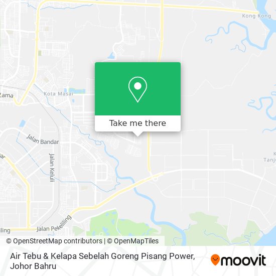 Air Tebu & Kelapa Sebelah Goreng Pisang Power map