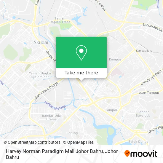 Harvey Norman Paradigm Mall Johor Bahru map