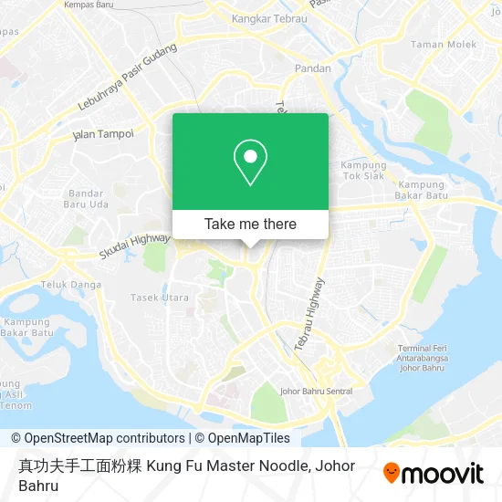 真功夫手工面粉粿 Kung Fu Master Noodle map