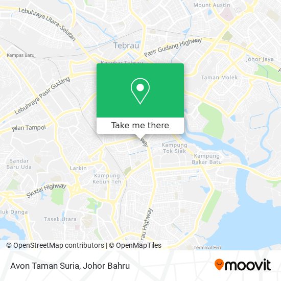 Avon Taman Suria map