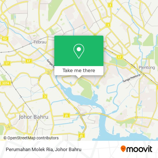 Perumahan Molek Ria map