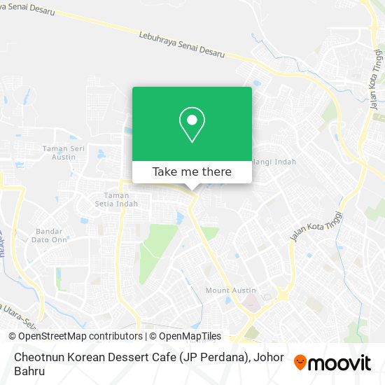 How To Get To Cheotnun Korean Dessert Cafe Jp Perdana In Johor Baharu By Bus