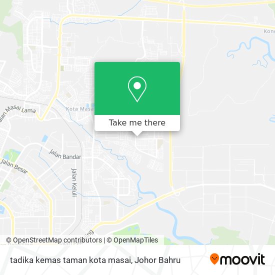 tadika kemas taman kota masai map