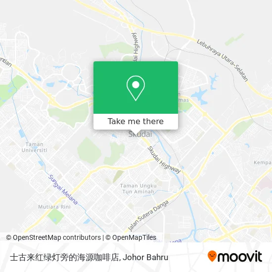 士古来红绿灯旁的海源咖啡店 map