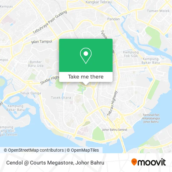 Cendol @ Courts Megastore map