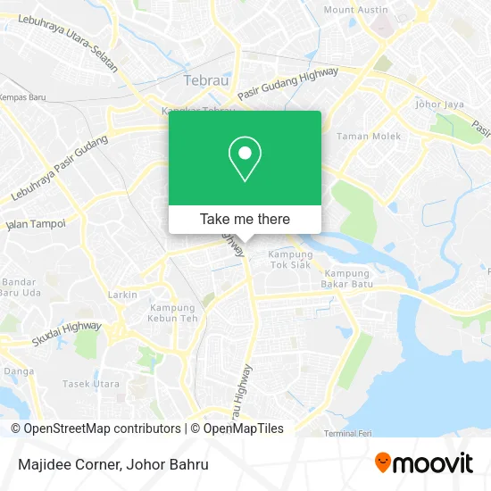 Majidee Corner map