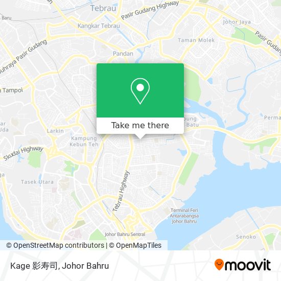 Kage 影寿司 map