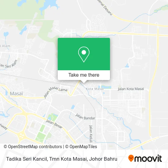 Tadika Seri Kancil, Tmn Kota Masai map