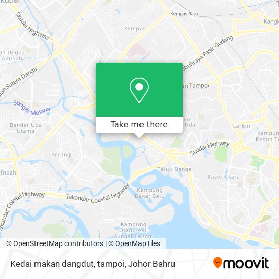 Kedai makan dangdut, tampoi map