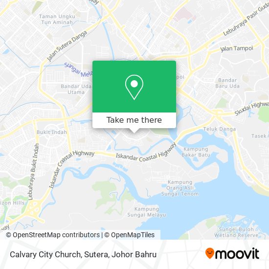 Calvary City Church, Sutera map