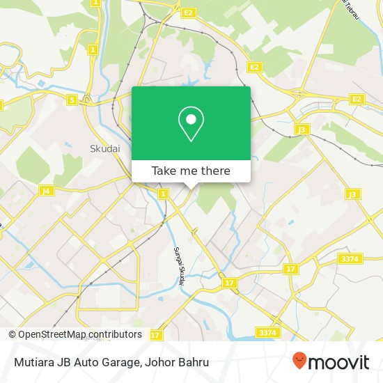 Mutiara JB Auto Garage map