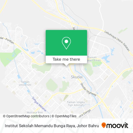 Institut Sekolah Memandu Bunga Raya map