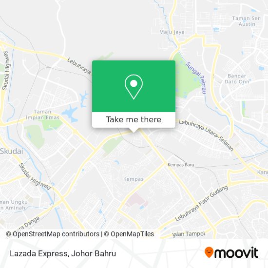 Lazada Express map