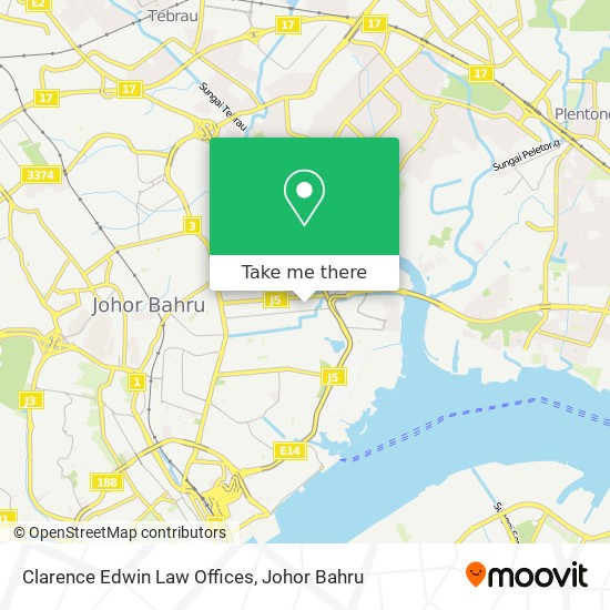 如何坐公交去johor Baharu的clarence Edwin Law Offices