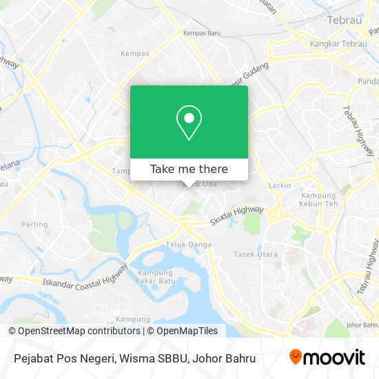 How To Get To Pejabat Pos Negeri Wisma Sbbu In Johor Baharu By Bus