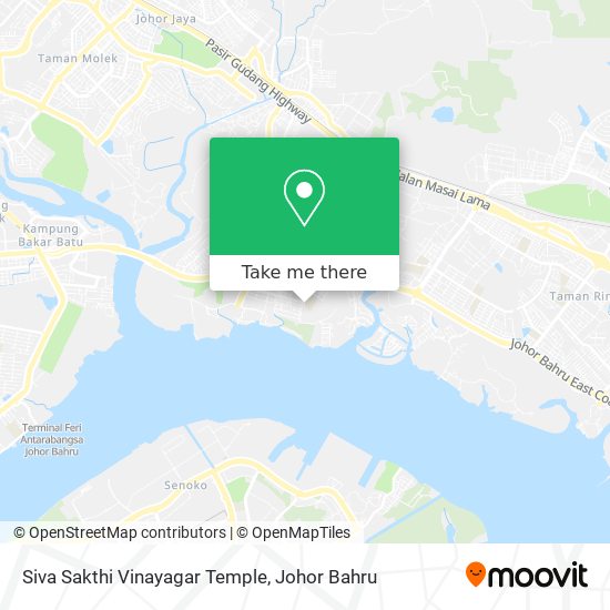Siva Sakthi Vinayagar Temple map