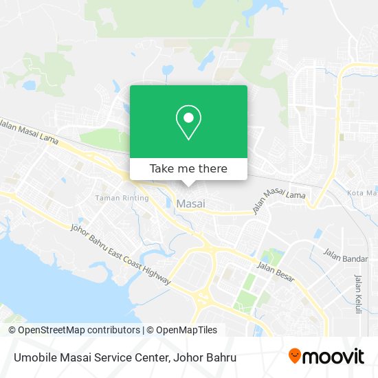 Umobile Masai Service Center map