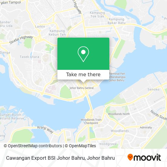 Cawangan Export BSI Johor Bahru map