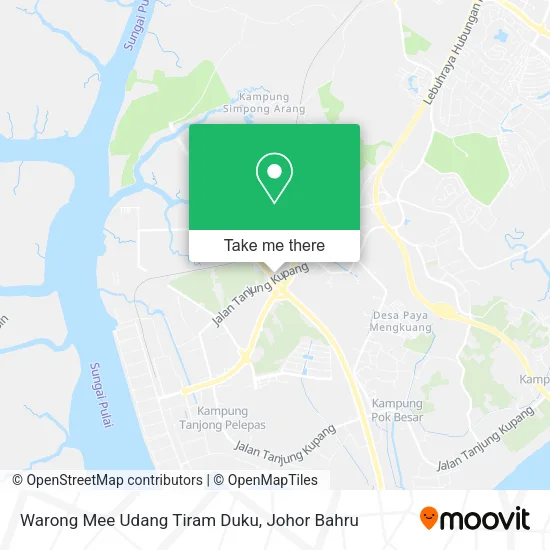 Warong Mee Udang Tiram Duku map