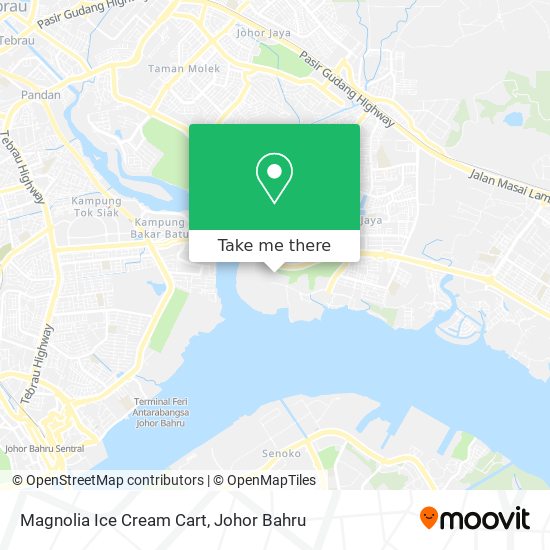 Magnolia Ice Cream Cart map