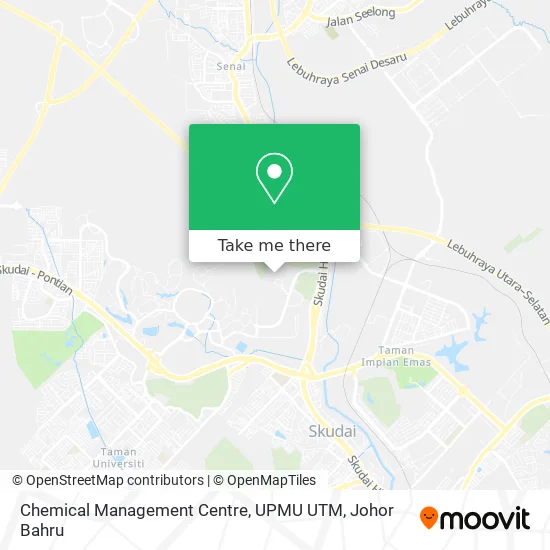 Chemical Management Centre, UPMU UTM map