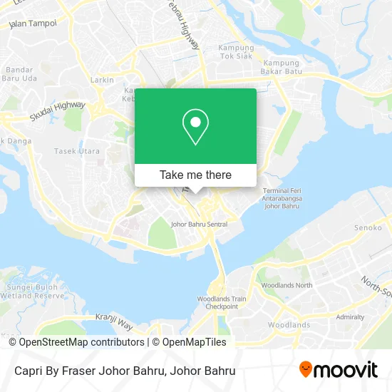 Capri By Fraser Johor Bahru map