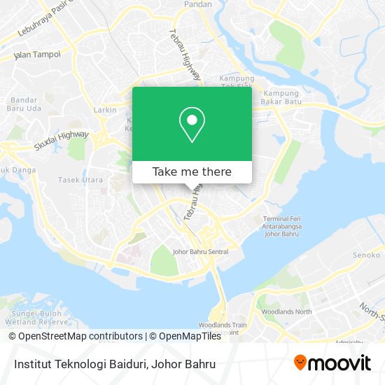 Institut Teknologi Baiduri map