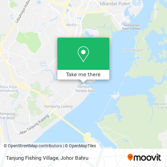Tanjung Fishing Village map