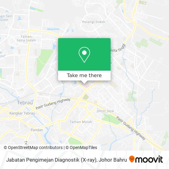 Jabatan Pengimejan Diagnostik (X-ray) map